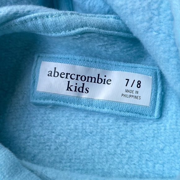 Abercrombie aqua hooded sweatshirt - Picture 2 of 2